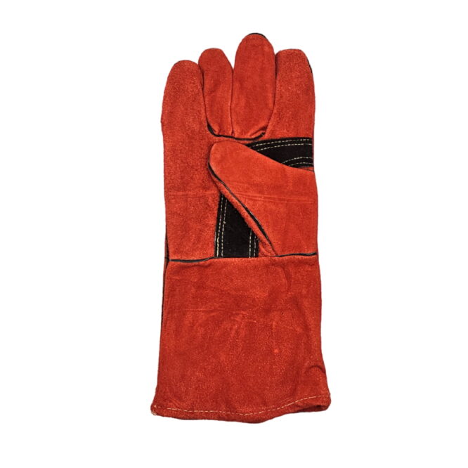 Guante de Carnaza para Soldador Reforzados UR | Rojo