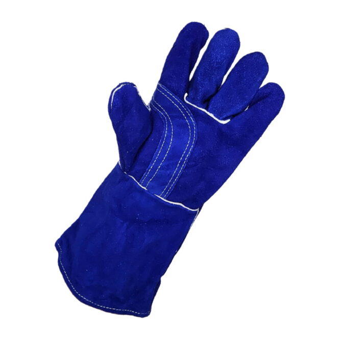 Guante de Carnaza para Soldador Reforzados UR | Azul