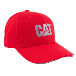 Gorra CAT Rojo Estilo Urbano Visera Curva