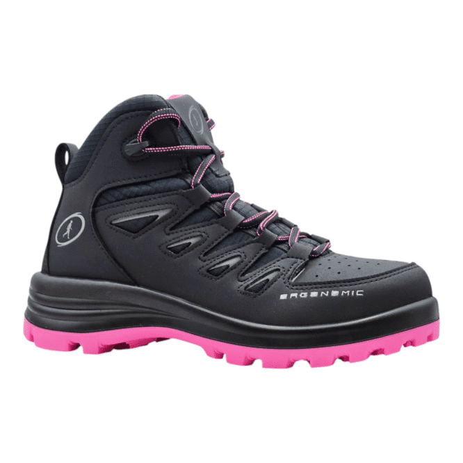 Bota de Seguridad Riverline Quantum Rosa Casquillo de Aluminio Dieléctrico | NOM-113-STPS-2009