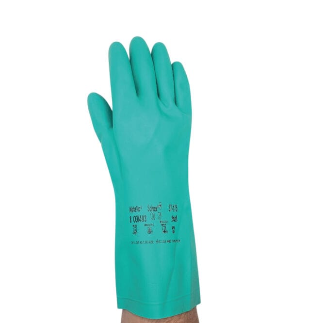 Guantes de Nitrilo AlphaTec® Solvex® 37-175 - Protección Química - Image 2