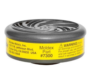 Cartucho Moldex para respirador media cara 7300 vapores organicos/gases acidos