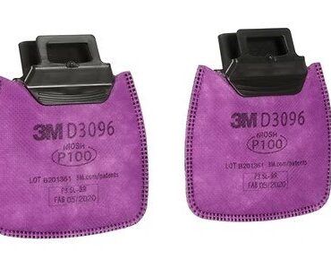 Filtro de partículas 3M™ secure click™ con alivio de gas ácido D3096