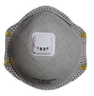 Mascarilla pro-safe N95 c/valvula carbon activado color negro