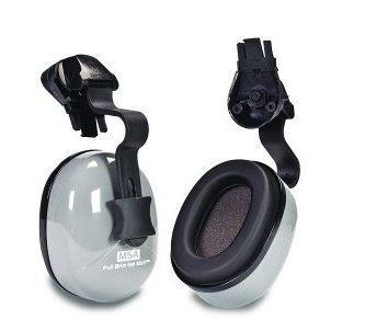 Orejera MSA para casco de ala ancha
