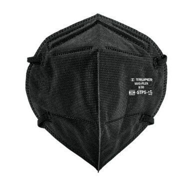 Respirador plegable Truper N95 NEGRO102327