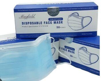 Cubrebocas mayfield paquete de 50