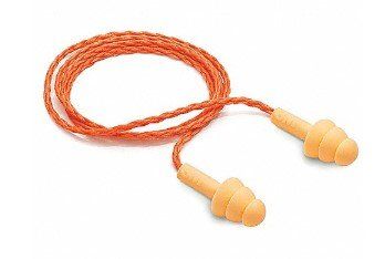 Tapones para oídos con cordón campana naranja 3M 340-3002